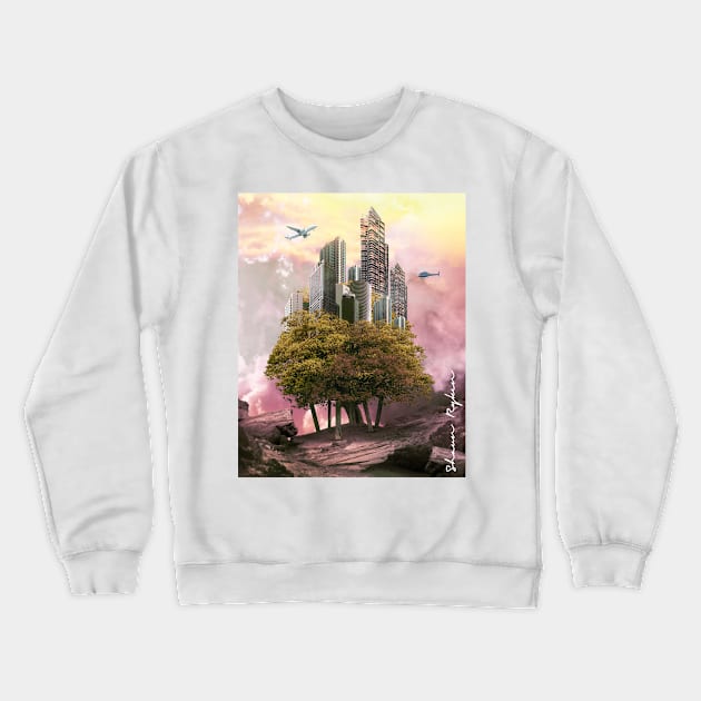 Life Tree Crewneck Sweatshirt by ShaunRyken